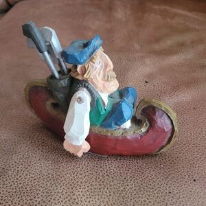 David Frykman Golfer in Canoe